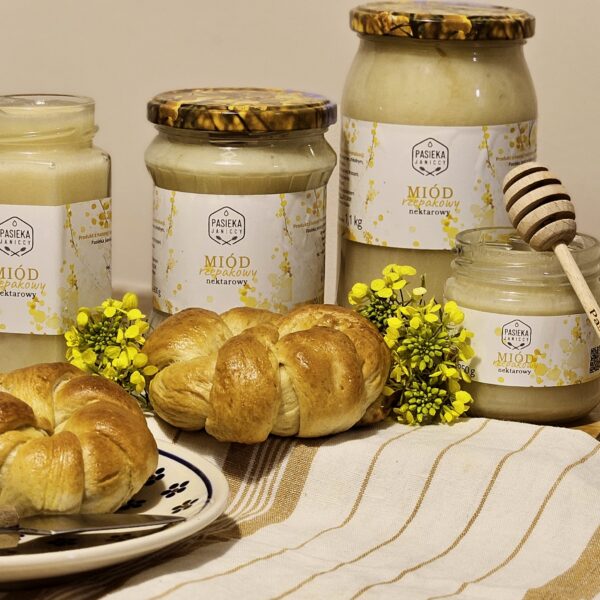 Miód rzepakowy kremowany