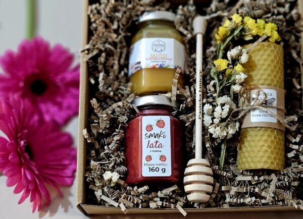 Zestaw prezentowy MIDI z świecą