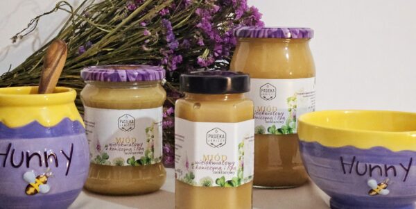 Miód wielokwiatowy z koniczyną i lipą