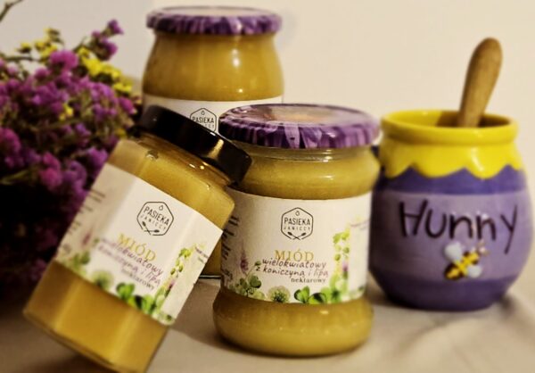 Miód wielokwiatowy z koniczyną i lipą