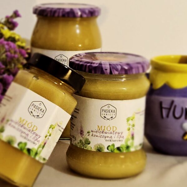 Miód wielokwiatowy z koniczyną i lipą