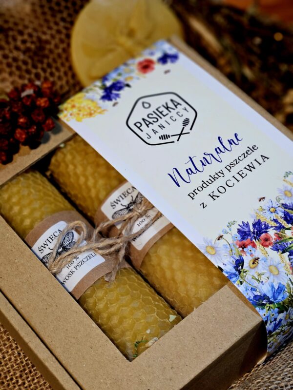 Świeca z węzy pszczelej