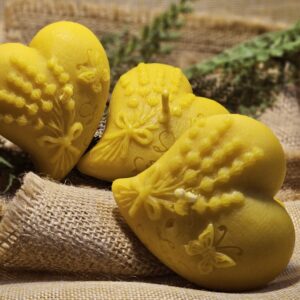 Świeca walec z sercem