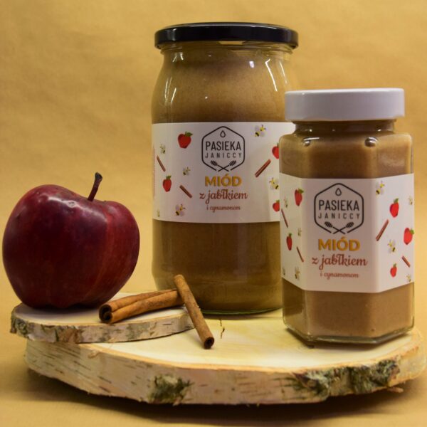 Miód z jabłkiem i cynamonem