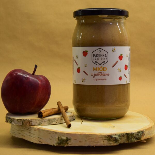 Miód z jabłkiem i cynamonem