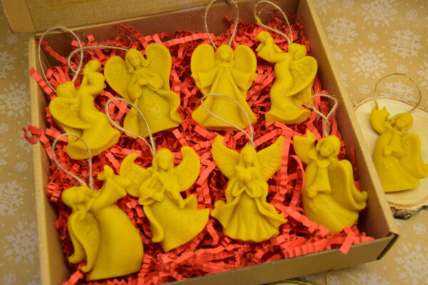 Woskowe aniołki - zawieszki