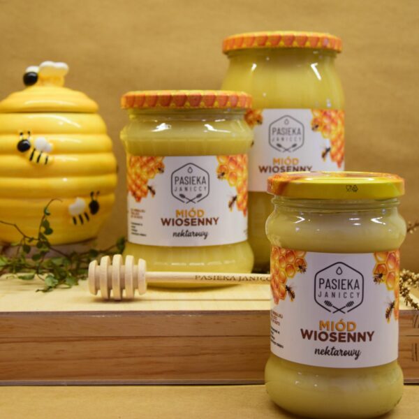 Miód wielokwiatowy wiosenny kremowany