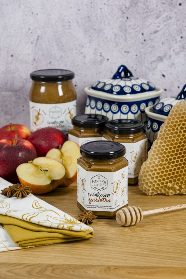 Miód z jabłkiem i cynamonem