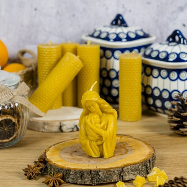 Świeca Maryja z Dzieciątkiem