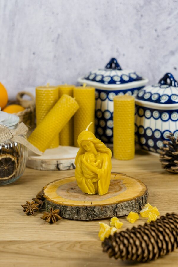 Świeca Maryja z Dzieciątkiem