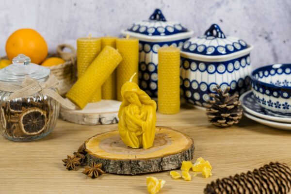 Świeca Maryja z Dzieciątkiem