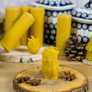 Świeca z węzy pszczelej